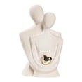 thumbnail image 1 of Estatua de una pareja abrazada, estatuilla, regalo de aniversario, figuras, escultura de arte para sala de estar, boda, cumpleaños, recién casados, 1 of 9