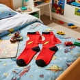 thumbnail image 4 of DC Comics Superhero Batman Superman The Flash Youth Boys Caped Crew Socks, 4 of 6