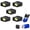 5 Pcs, variant on 9 Volt LED Portable Flashlight – Compact Pocket Torch for Outdoor & Emergency Use, Battery Not Included