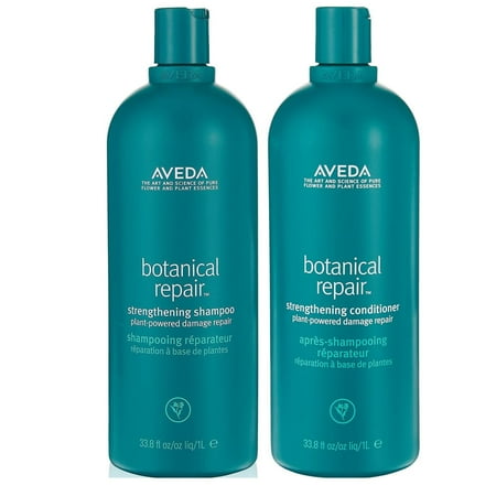 Aveda Botanical Repair Strengthening Shampoo and Conditioner Set for Damaged Hair 33.8 oz Each