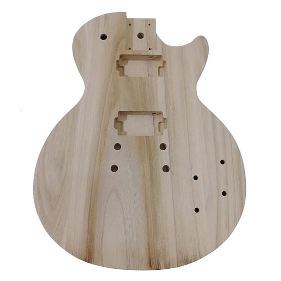 Ywmsfl 1-piece, Polished Solid Wood Guitar Body for Lp Electric Guitar Parts Grade