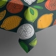 thumbnail image 5 of Lemon Mixed Citrus Fruits DarkGreen Pattern Square Tablecloth,Waterproof Square Table Cover,Wipeable Spillproof Washable Table Cover for Home Kitchen Party Decor 42"X42"(107x107cm), 5 of 6