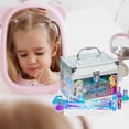 thumbnail image 4 of Set de belleza Townley Girl Disney Frozen con funda de tren para niñas, 4 of 9