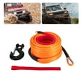 thumbnail image 5 of Miumaeov 3/8" x 100' Synthetic Winch Rope with Hook Winch Cable with Protective Sleeve Car Tow Recovery Cable for 4WD Off-Road Vehicle Truck ATV UTV SUV 23,809 LBS Breaking Strength, 5 of 12