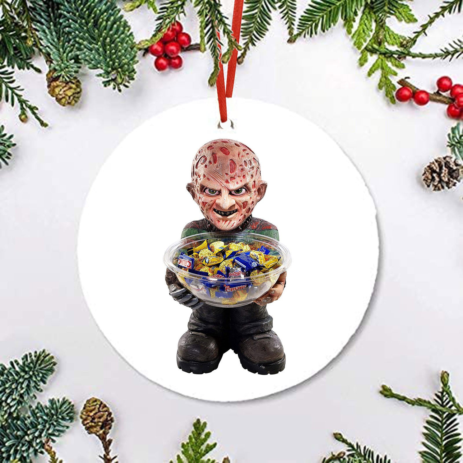 Creative Movie Zombies Ornament Car Interior Accessories for Christmas Halloween Party Festival Decor Hanging Horror Gnome Pendant