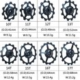thumbnail image 2 of Bicycle Rear Derailleur Jockey Wheel Ceramic Bearing Pulley Bike Guide Roller He Qiyong unisex, 2 of 2