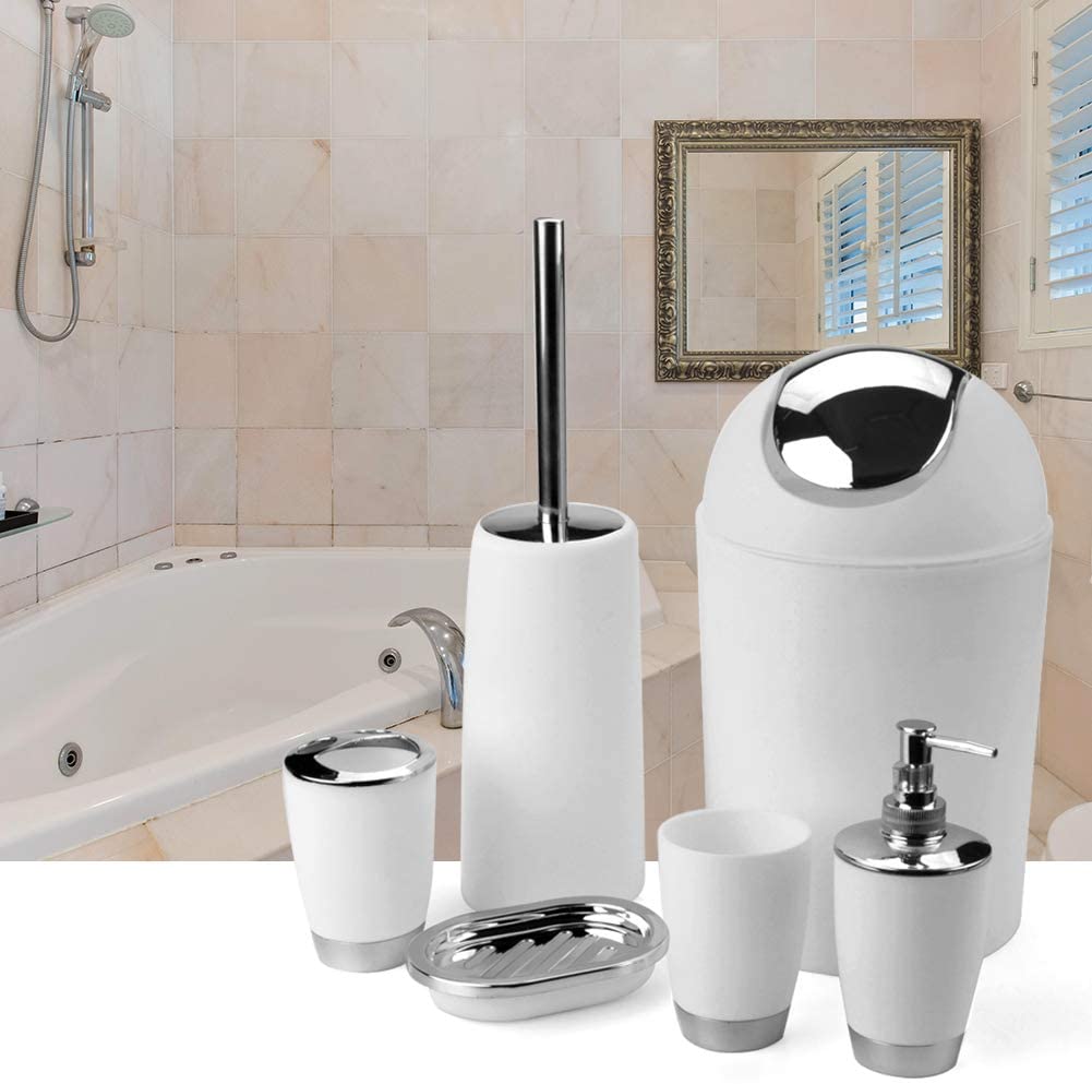Jadeshay 6 Piece Bathroom Accessories Set 6 In 1 Bathroom Set Include
