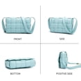 thumbnail image 2 of Bolsos A-Azul Bolso Bandolera Tejido Para Mujer, Bandolera Pequeña De Hombro, Cartera De Mano, Bolso Cuadrado Jormftte WRHS-238-3, 2 of 5