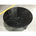 thumbnail image 4 of Rosi Gold Base Coffee Table With Marble Round Top In Black Gold, 4 of 4