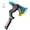 B, variant on Dual Form Catapult Laser Sword Decoration, Light up and Flashing Plastic Fantasy Weapon Toy, Cool Transformable Sword Axe for Role Play, Party and Interactive Outdoor Play
