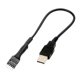 thumbnail image 1 of 20cm 9Pin Male to External USB A Male PC Mainboard Internal Data Extension Cable, 1 of 5