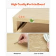 thumbnail image 2 of KFFKFF 6 Drawer Wooden Dresser, Chest of Drawers with Sliding Mechanism and Anti-Tip Safety, Modern Minimalist Storage Organizer for Bedroom, Living Room, Hallway, or Entryway, Light Wood Finish, 2 of 9