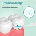 thumbnail image 3 of 400 cepillos interdentales desechables, palillos de dientes, herramientas de limpieza dental para una limpieza profunda y cuidado bucal., 3 of 7
