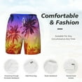 thumbnail image 5 of Balery Palm Trees at Sunset Mens Swim Trunks Swim Shorts for Men Quick Dry Inseam Beach Shorts with Compression Liner Pocket-X-Large, 5 of 9