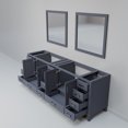 thumbnail image 5 of Lexora Home Jacques 84" Double Vanity with Mirrors in Dark Gray, 5 of 8