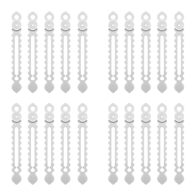 20 bridas de silicona para bobinas, organizador de cables reutilizable con diseño de botón, organizador de cables de carga, auriculares y cables USB.