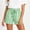 Green, variant on BUIGTTKLOP Shorts for Women Drawstring High Waisted Casual Shorts Rolled up Hem Wide Leg Summer Shorts with Pockets