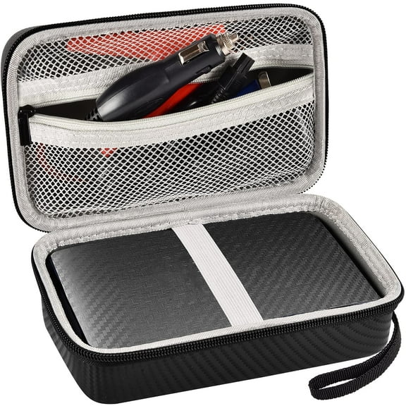 Paiyule Case for Halo Bolt 58830/ 57720 mWh Portable Phone Laptop Charger Car Jump Starter, Battery Power Bank Holder for Jumper Cables, AC Outlet, Wall Charging Adapter (Box Only)-Black