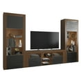 thumbnail image 1 of Milano Set 145-BK-BK Modern Wall Unit Entertainment Center, 1 of 3