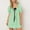 Green, variant on BLTIBY Women's Babydoll Mini Dress Puff Sleeve Square Neck Cute Tie Dresses Plaid Sundress Trendy Going Out Dress Streetwear Clothes Khaki S