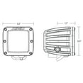 thumbnail image 2 of Rigid Lighting 504815 SAE Driving/ Fog Light White Pair D-Series Pro Set of 2, 2 of 5