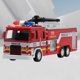 thumbnail image 4 of Modelo de camión de bomberos 1/32, juguete para tirar hacia atrás, coches de simulación de música ligera (coche cisterna de agua) Likrtyny Para estrenar, 4 of 9