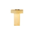 thumbnail image 6 of Efavormart 6" Shiny Gold Plated Ceramic Letter "T" Sculpture Flower Vase, Bud Planter Pot Table Centerpiece, 6 of 9