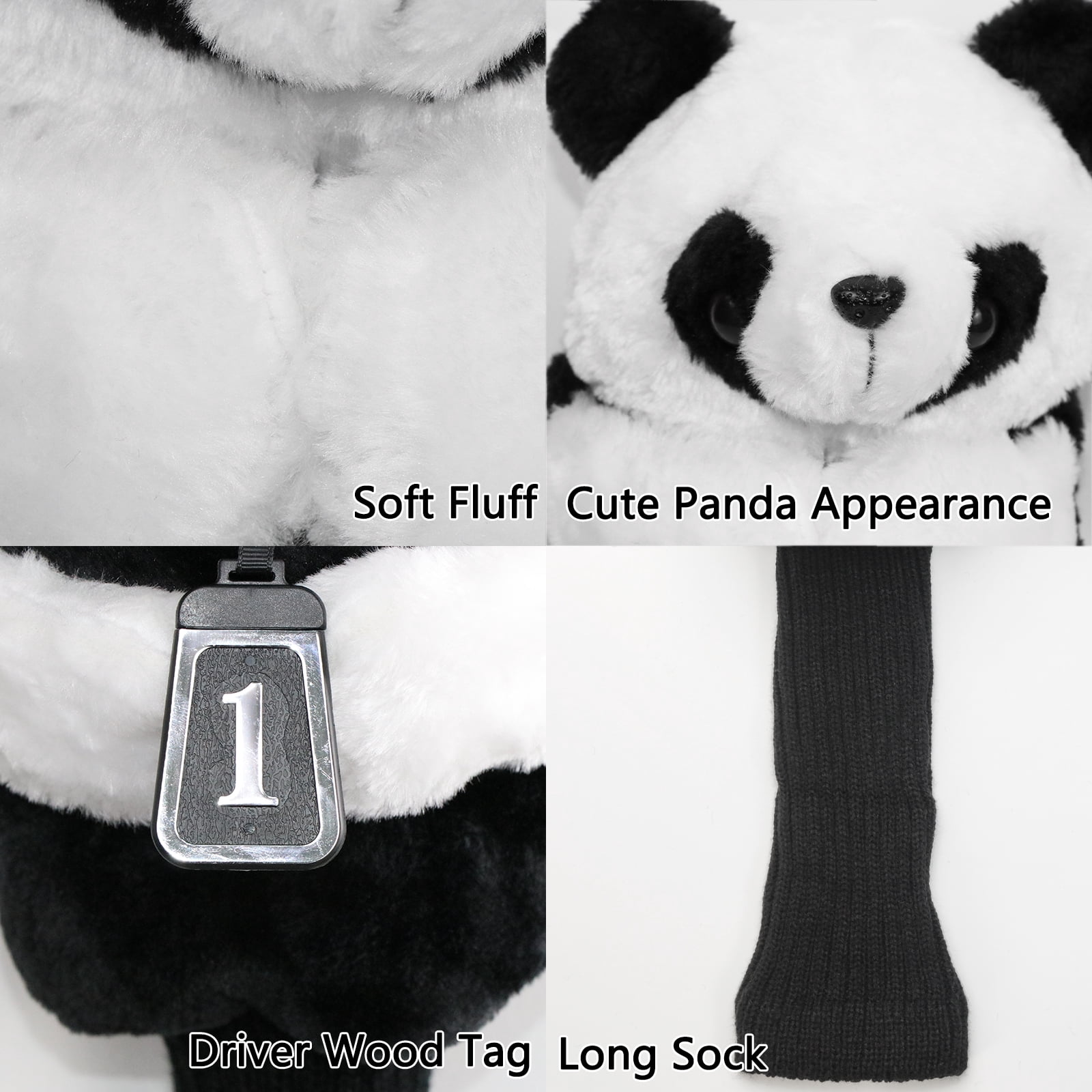 LeFeng Animal Golf Headcovers, Funny Golf Head Covers Collection for Driver and Fairway Wood, Cute and Soft Golf Club Protector