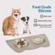 thumbnail image 3 of Tapete para comida de mascotas OHMO de silicona antideslizante e impermeable 46 x 25 cm, 3 of 8