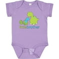 thumbnail image 3 of Inktastic Dinosaur Little Brother Green Boys Baby Bodysuit, 3 of 5