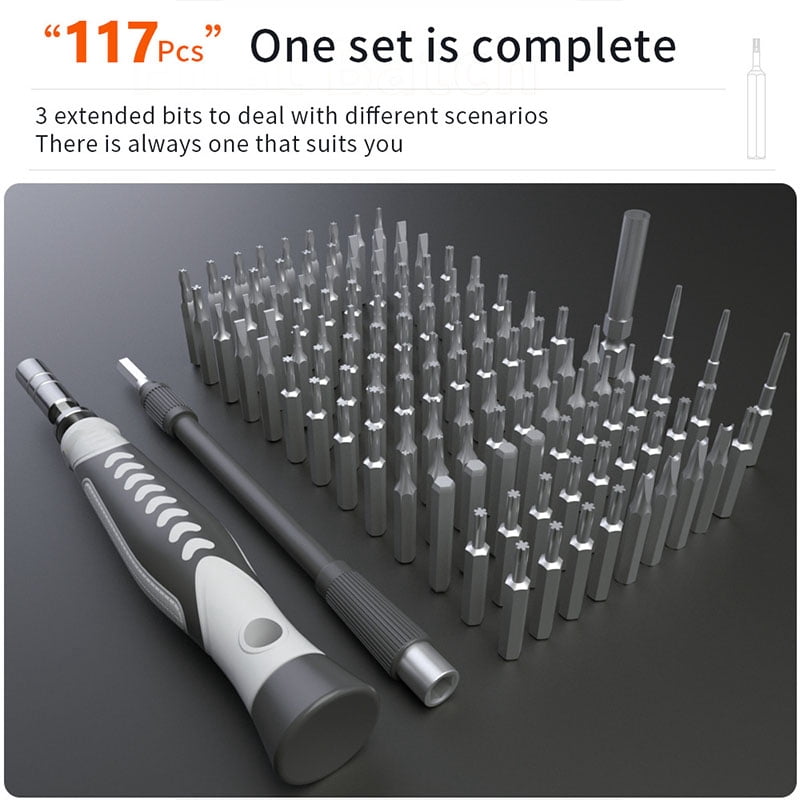 130-in-1 precision screwdriver set, exquisite gift box version, cross-border hot-selling manual screwdriver combination tool