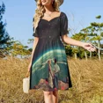 thumbnail image 4 of Vestido sin mangas de amor, vestido, vestido de verano, mono de verano para mujer, vestidos sueltos elegantes para mujer, 4 of 7