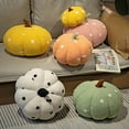 thumbnail image 5 of Dot Pumpkin Throw Pillow,Stuffed Pumpkin Fluffy Plush Toy, 3D Decorative Throw Pillows Plush Pumpkin Shaped Pillow for Couch Thanksgiving Halloween, 5 of 9