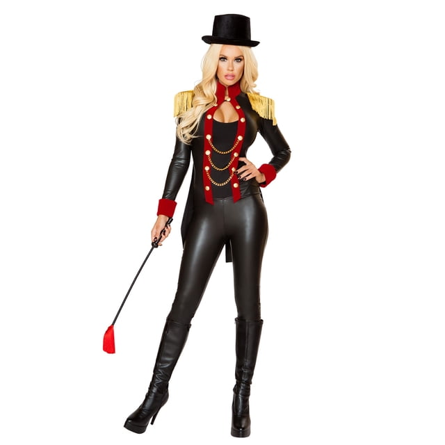 4822 - 2 Pcs Sassy Ringleader Grand / Noir/rouge/or