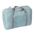 thumbnail image 4 of Bolsa de gimnasio plegable para ropa y botellas, bolsa organizadora de viaje portátil azul, 4 of 8