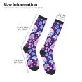 thumbnail image 2 of Naloa Skull mushroom rainbow Thigh High Socks Extra Long Stretchy Sock Women Over Knee High Opaque Stocking Daily Wear, 2 of 6