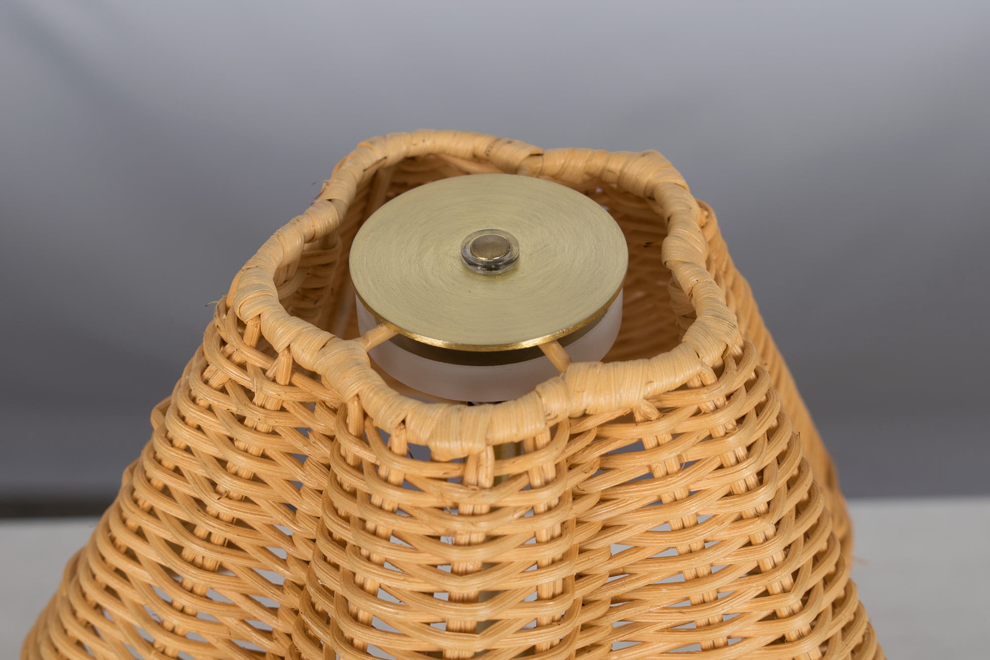 Better Homes & Gardens 9" Rattan Rechargeable Portable Lamp