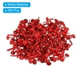 thumbnail image 3 of Uxcell 200 PCS Paper Brass Fasteners Split Pins Pastel Mini Metal Brads, Red, 5 x 9 mm, 3 of 6