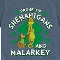 thumbnail image 3 of The Grinch - Prone To Shenanigans Malarkey - Toddler And Youth Short Sleeve Graphic T-Shirt, 3 of 5