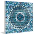 thumbnail image 2 of Marmont Hill Morrocan Blue White Wood Wall Art, 40" x 40", 2 of 7