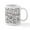 White, variant on CafePress - Whimsical Cartoon Cat Pattern Mug - 11 oz Ceramic Mug - Novelty Coffee Tea Cup