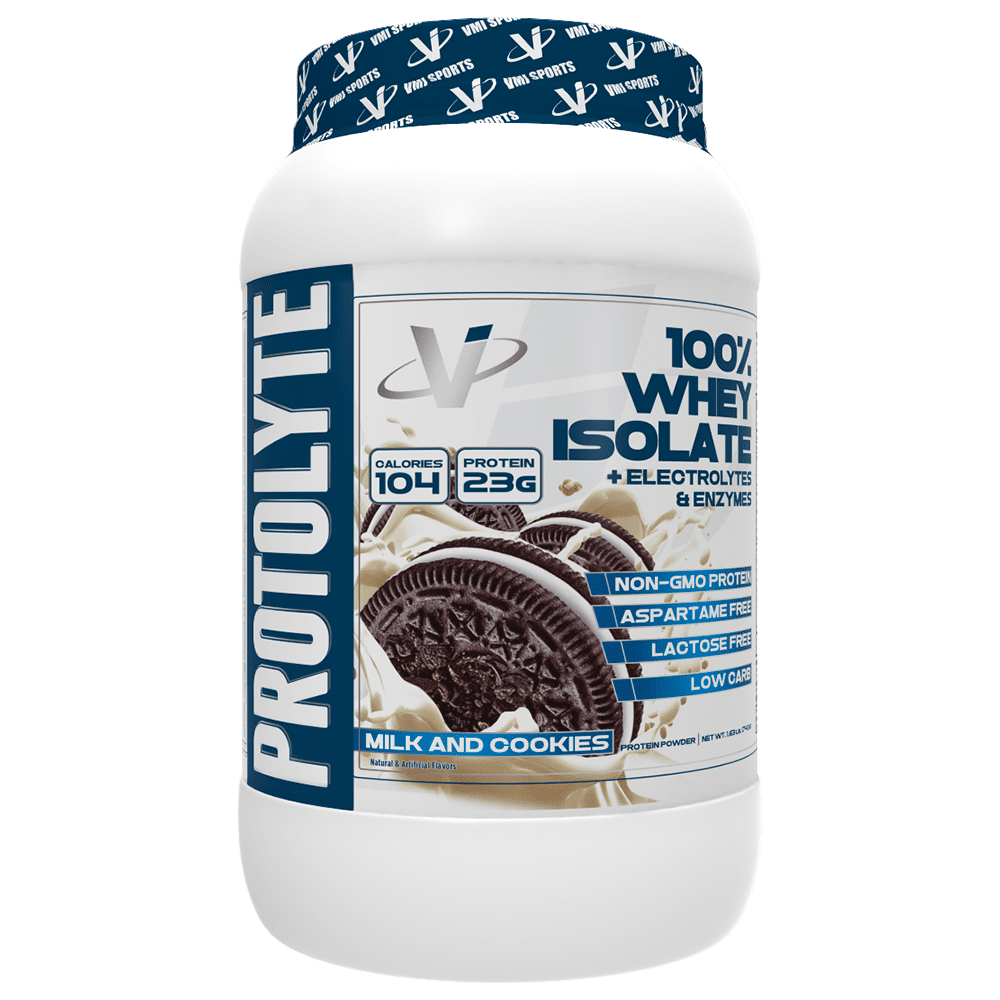 VMI Sports | Protolyte Whey Isolate Protein Powder | Low-Calorie for Weight Loss and Muscle Gain | Non-GMO 1.6 lb (Chocolate Peanut Butter)
