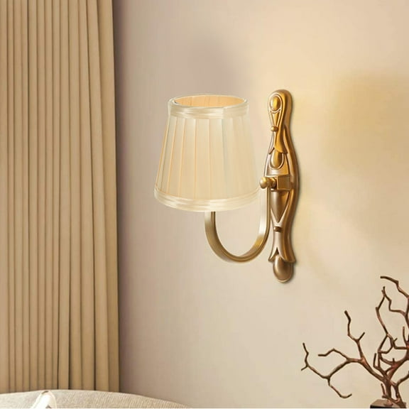 HOMEMAXS Fabric Lamp Shade Desktop Lampshade Desk Lamp Shade Decor Removable Lampshade