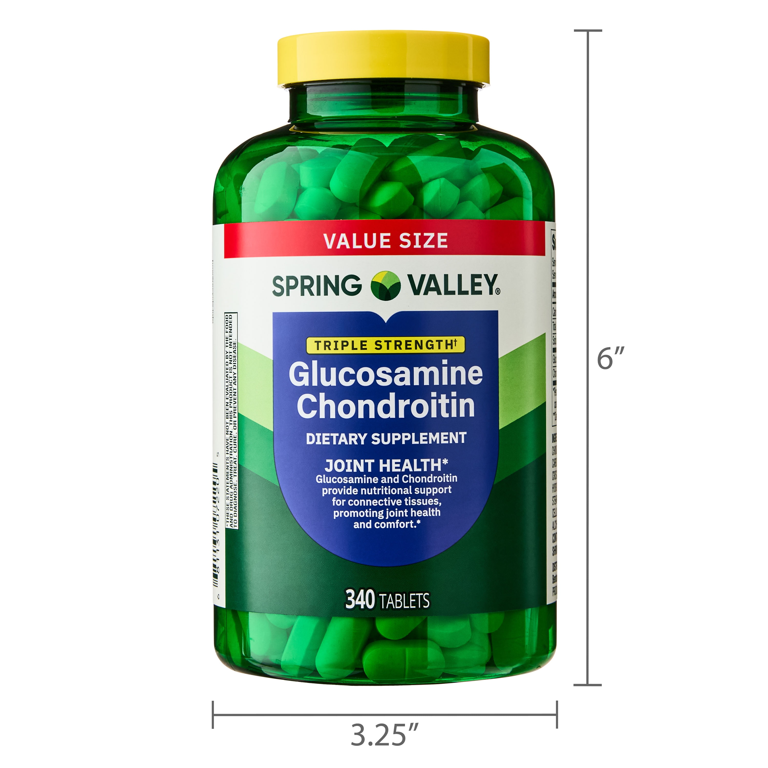 Spring Valley Triple Strength Glucosamine Chondroitin Dietary