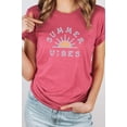 thumbnail image 4 of Summer Vibes Sunset Fun Vacation Graphic Tee T-Shirt, 4 of 6