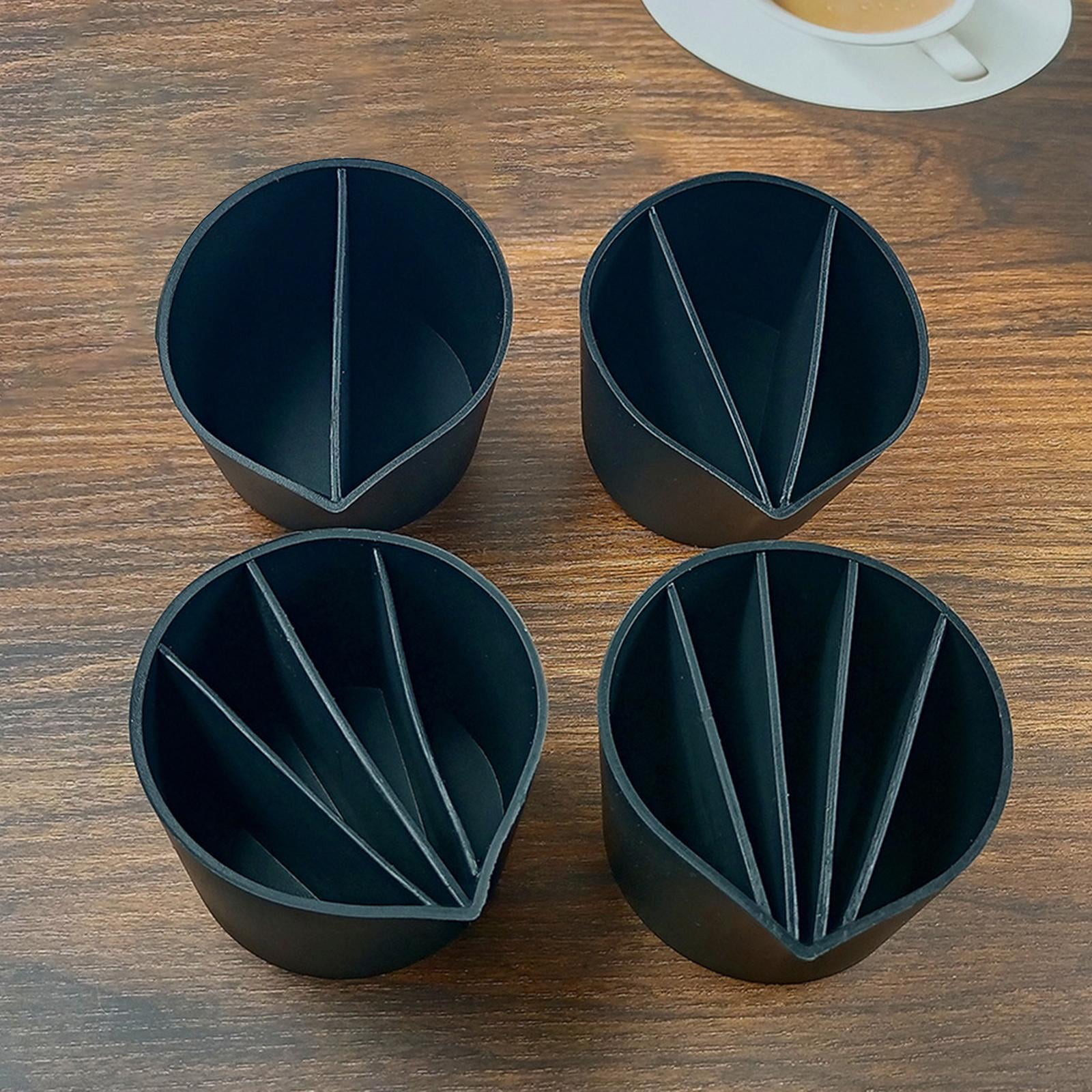 Taza De Vertido De Acrílico De 8 Oz, 4 Canales De