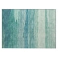 thumbnail image 2 of Addison Rugs Chantille Indoor/Outdoor Transitional Stripes Turquoise Washable Rectangle Rug, 1'8" x 2'6", 2 of 6