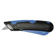 COSCO Box Cutter Knife w/Shielded Blade, Black/Blue