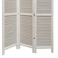 thumbnail image 4 of Home Decorative Shutter Screen Room Divider - White - 3 Panel, 4 of 5