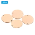 thumbnail image 3 of 26mm Steel Disc, 4Pcs Metal Stamping Blanks Tags Circle Round Metal Plate Strike Stainless Steel for Laser Engraving Stamping Craft Name, Rose Gold, 3 of 7